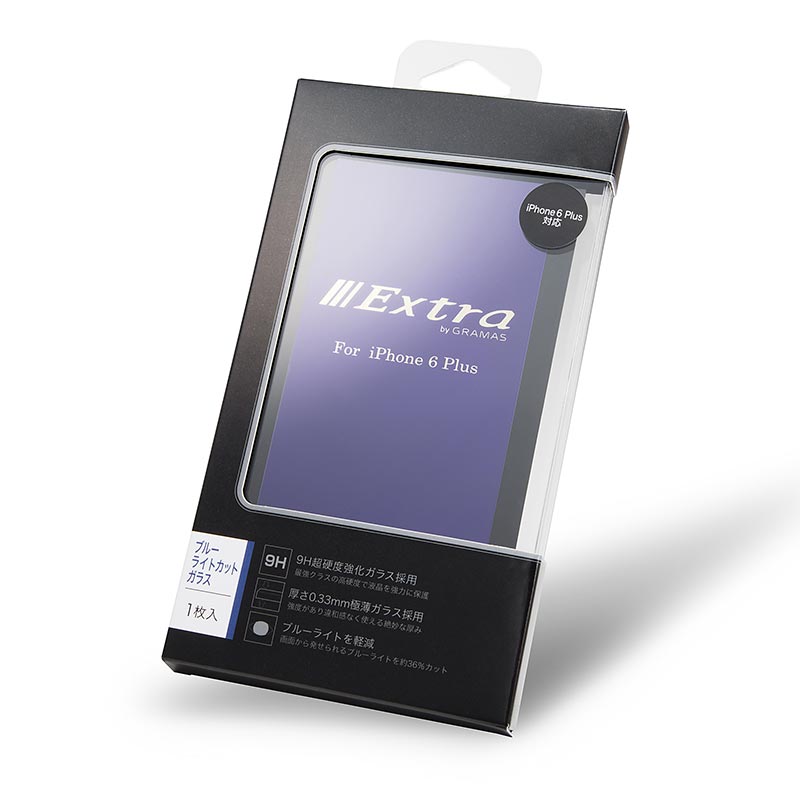 Extra by GRAMAS Blue Light Cut Glass EXIP6LBC for iPhone 6s Plus / iPhone 6 Plus　イメージ③